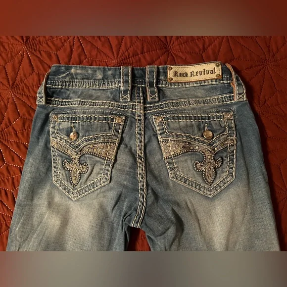 Rock Revival Jeans Boot Cut, Lightly Worn